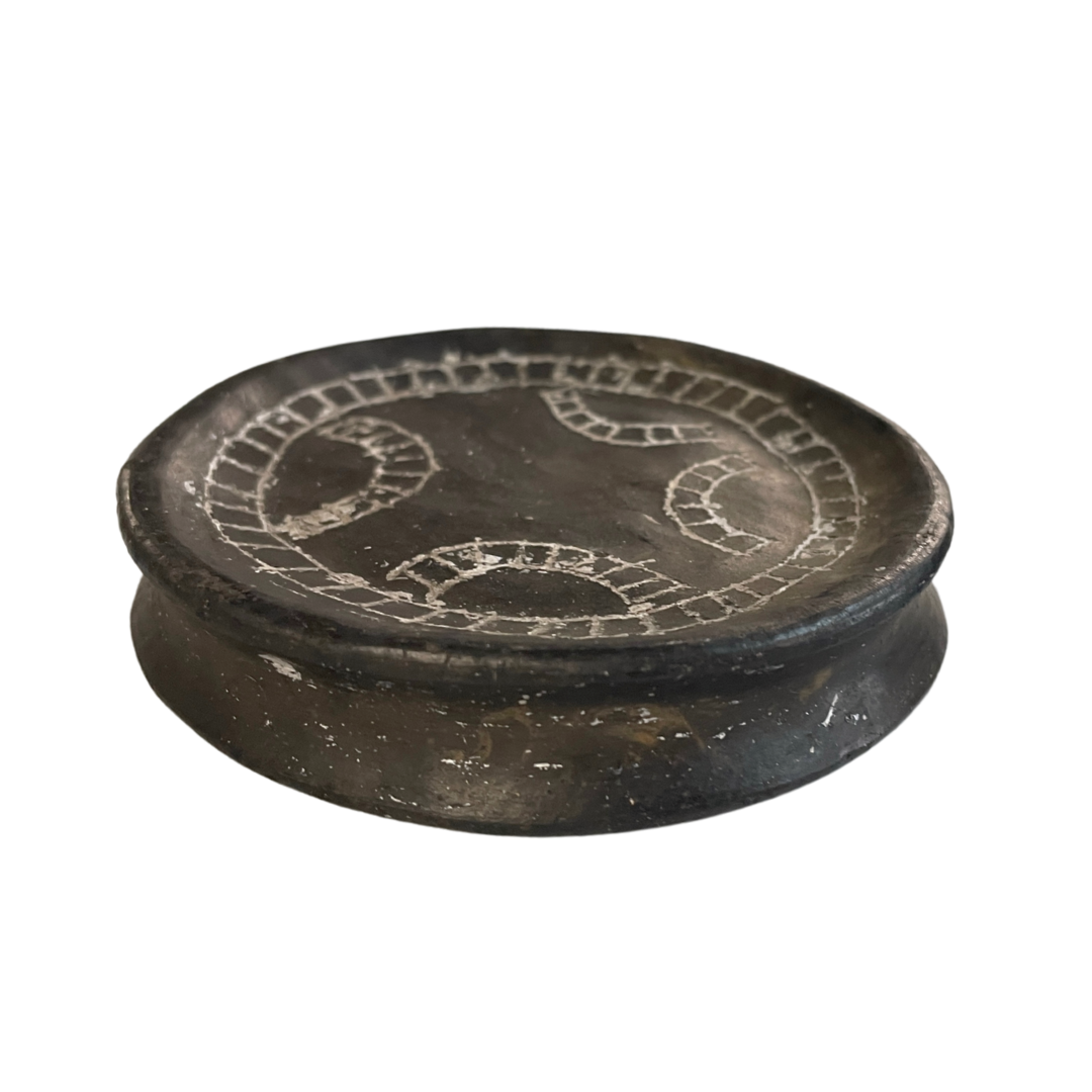 Engraved Mursi Lip Plate