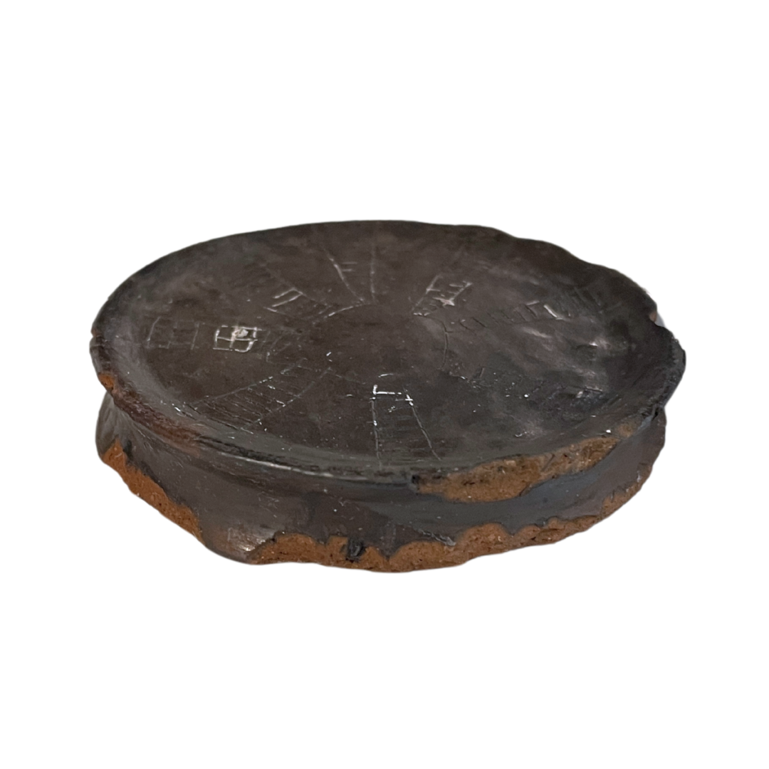 Engraved Mursi Lip Plate