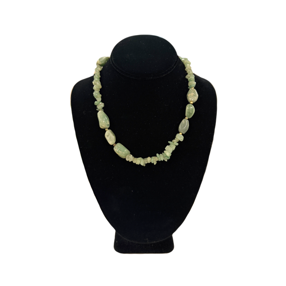 Green Aventurine Bead Necklace