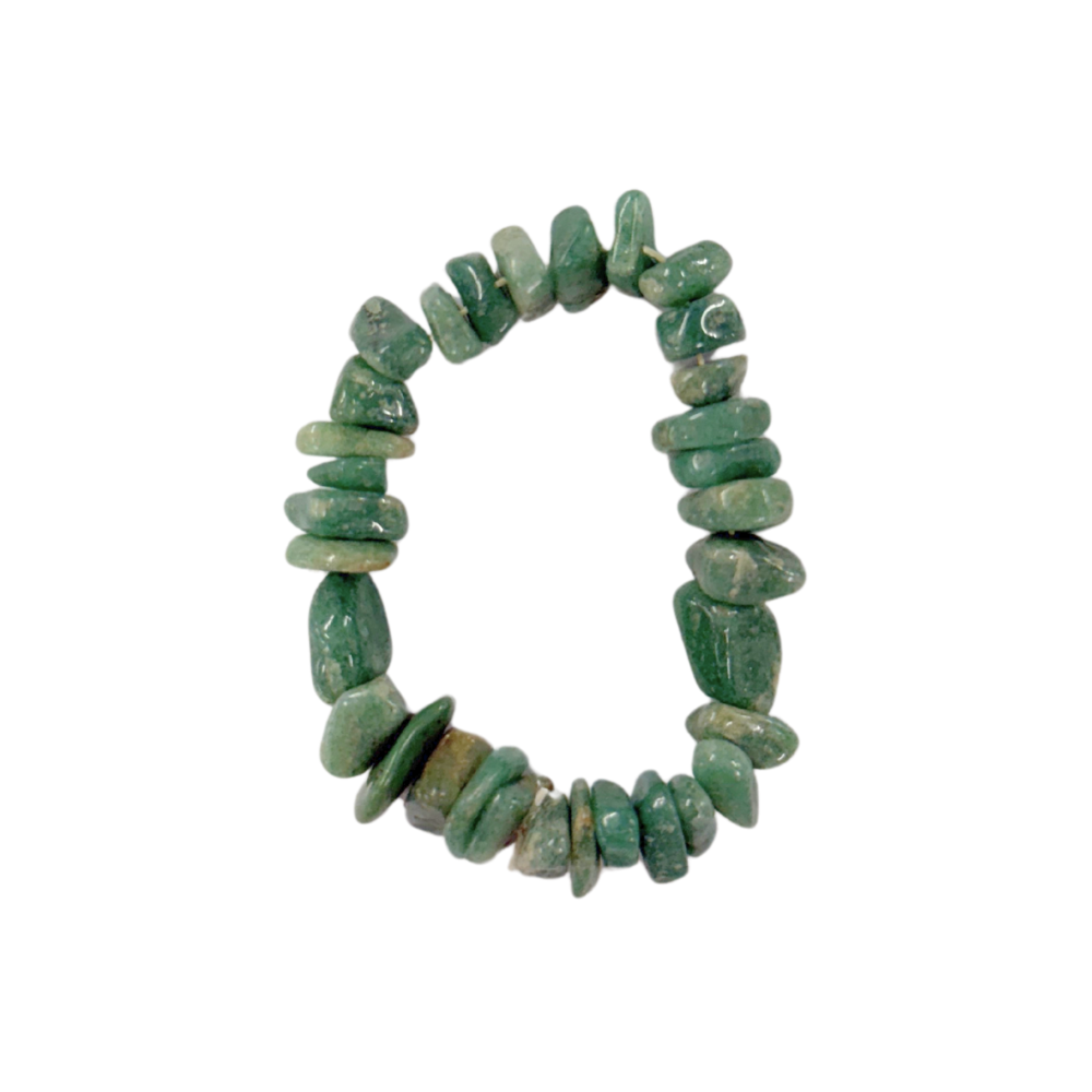 Green Aventurine Chip Bracelet