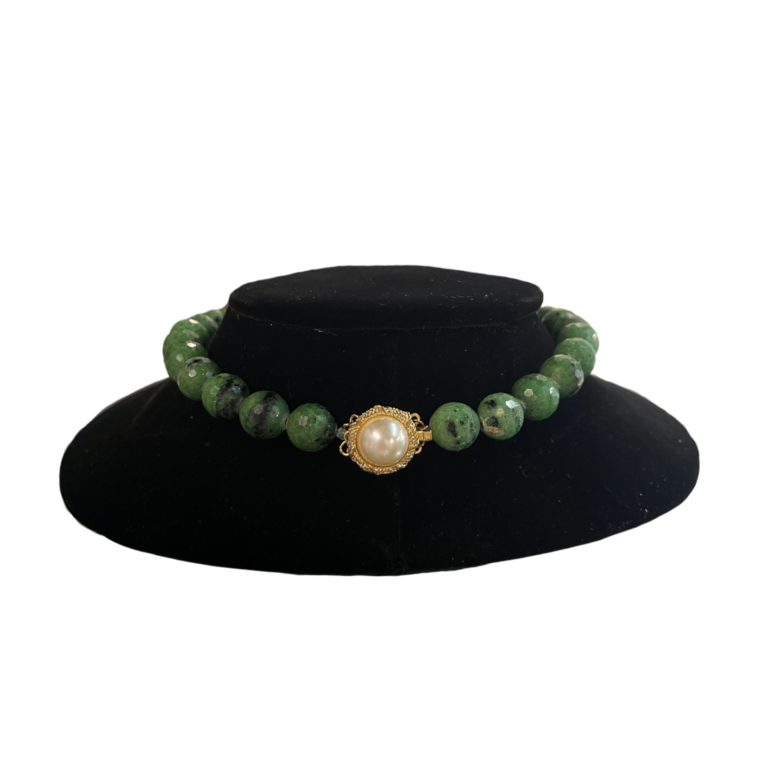 Ruby in Zoisite Necklace