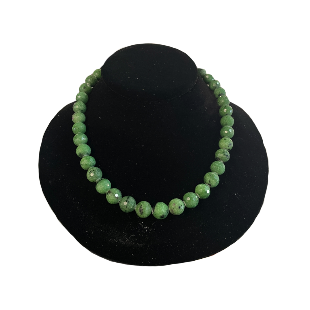 Ruby in Zoisite Necklace
