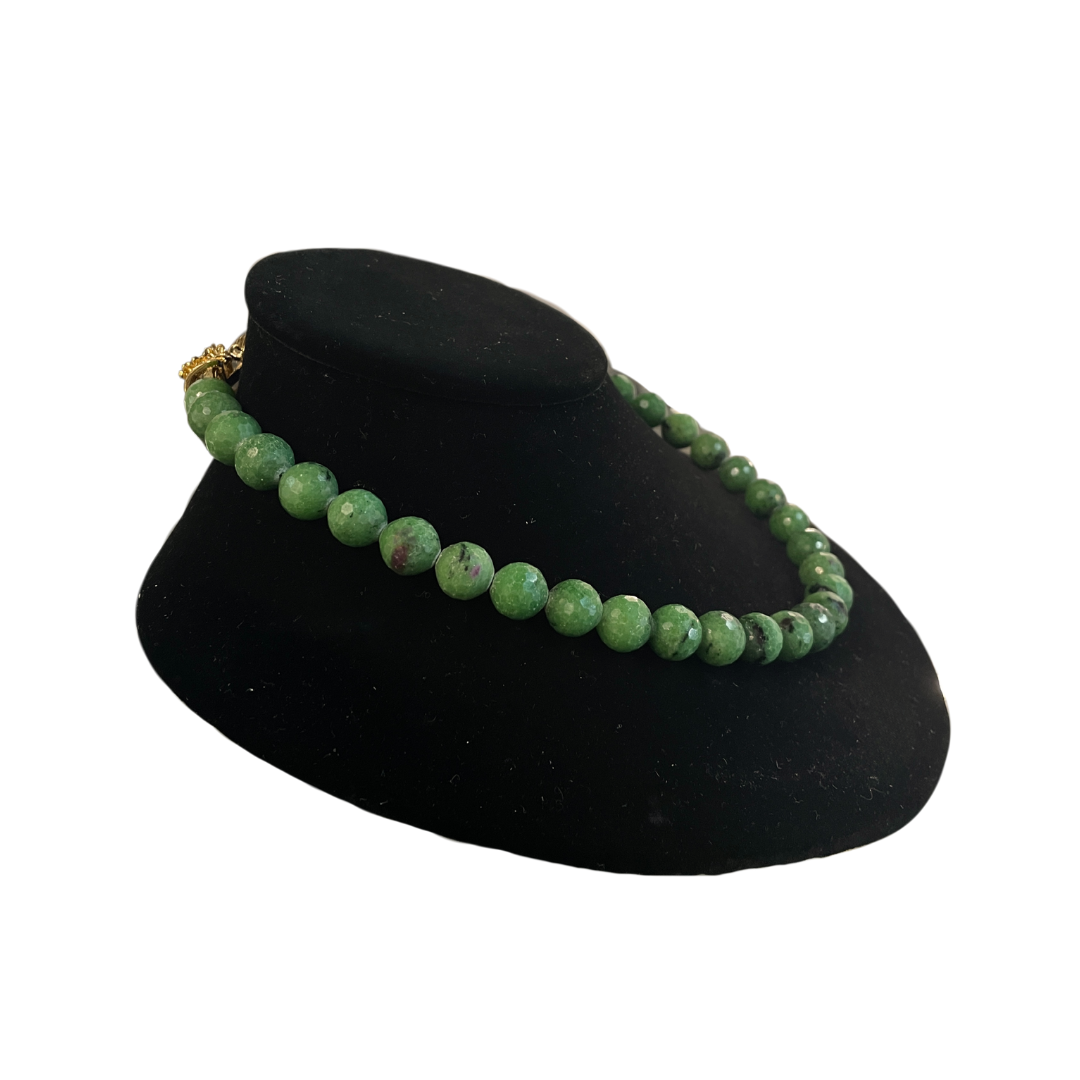Ruby in Zoisite Necklace