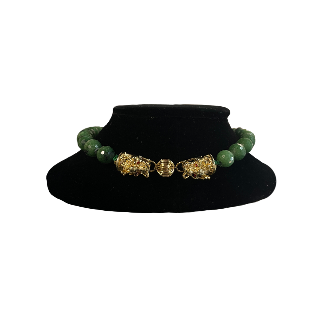 Ruby in Zoisite Necklace
