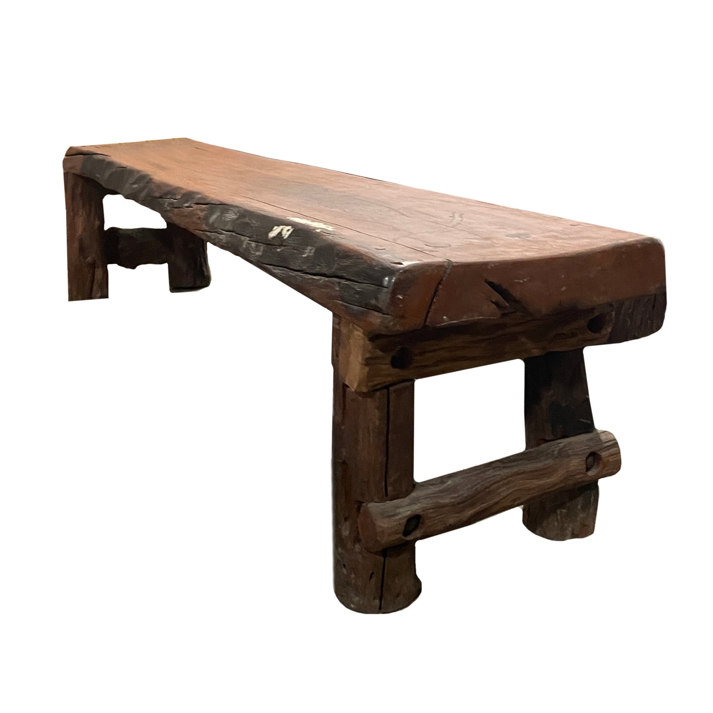Rustic Wooden Bench