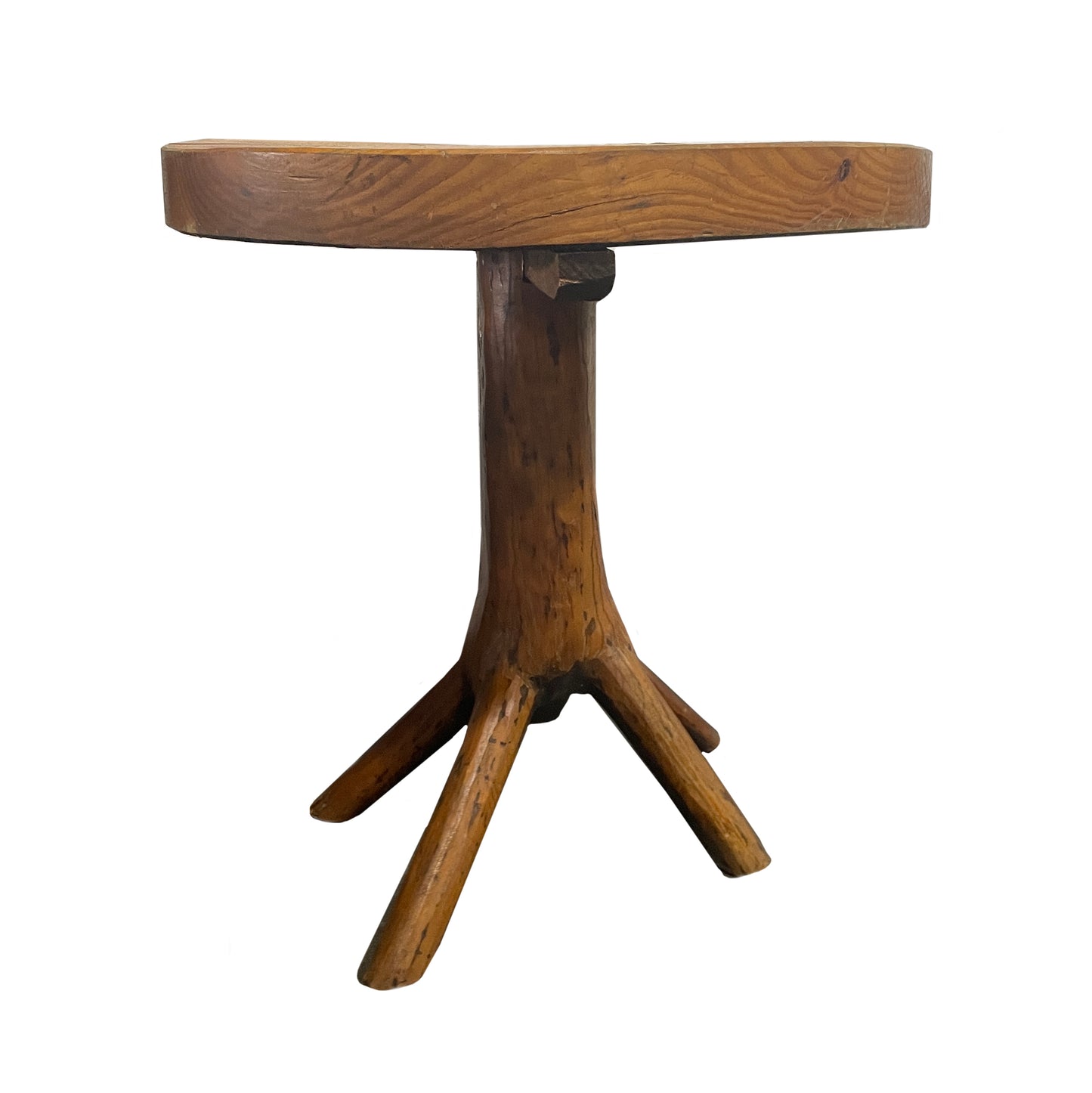 Rustic Wooden Round Table