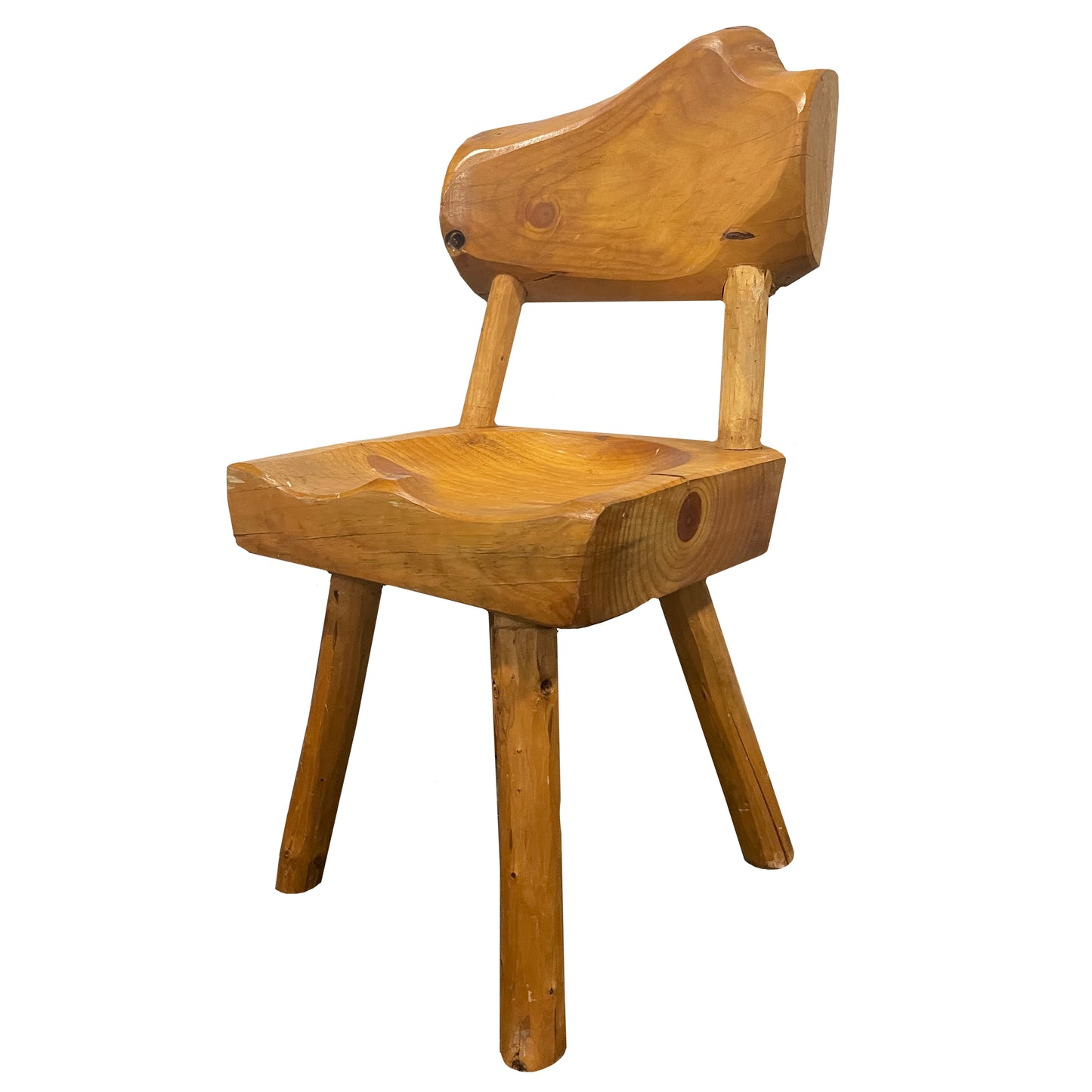 Rustic Wooden Table and Chair Set