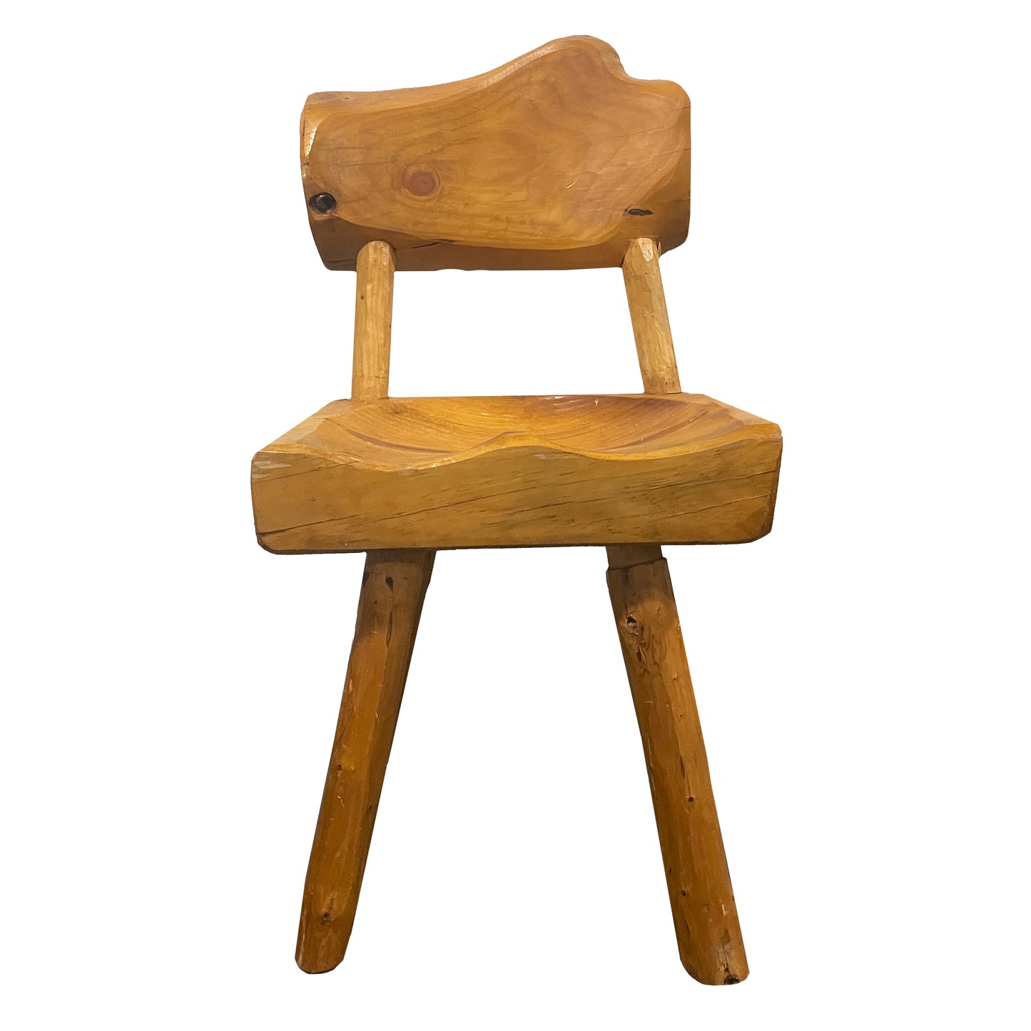 Rustic Wooden Table and Chair Set