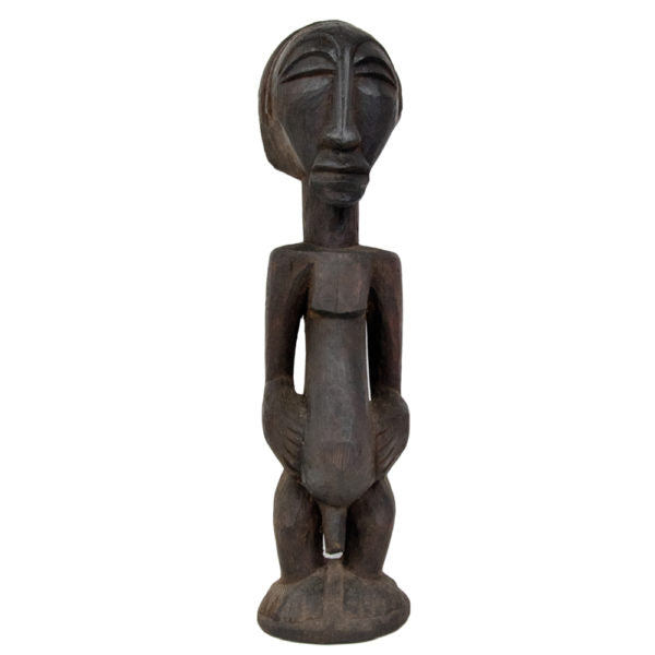 Bukavu democratic republic carving CONGO African Solid Wood AMAZING outlets Carving Old man with Jug