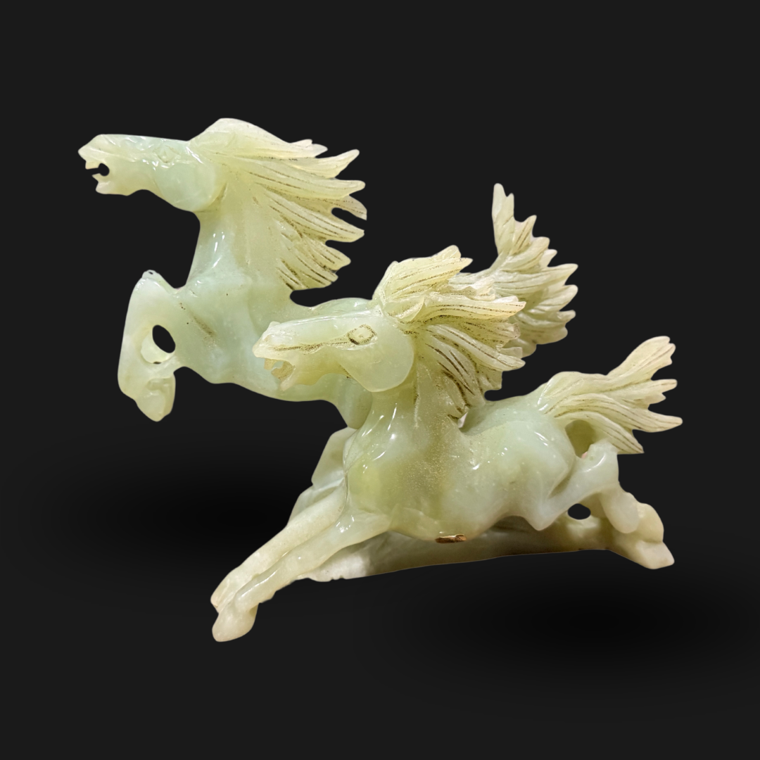 Jade Running Horses