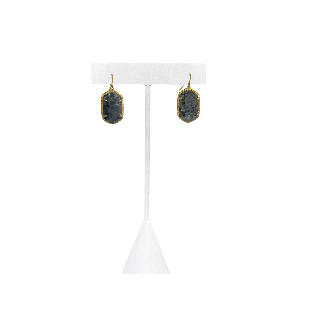 Black Labradorite Earrings