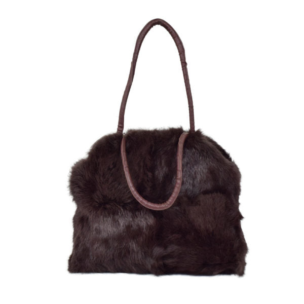 Rabbit Fur Handbag