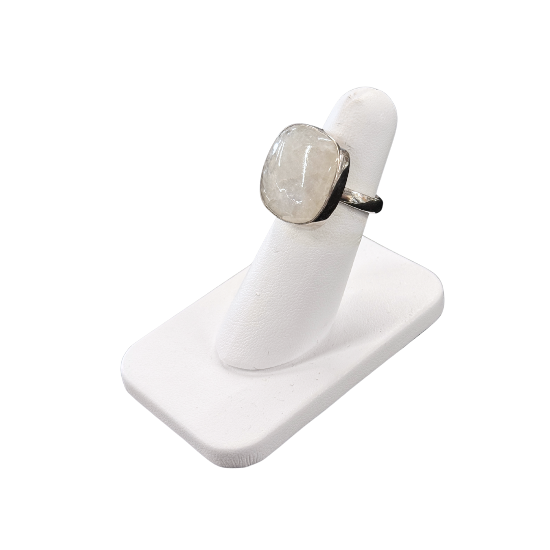 Square Moonstone Ring