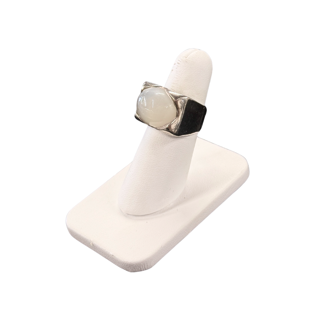 Moonstone Block Ring