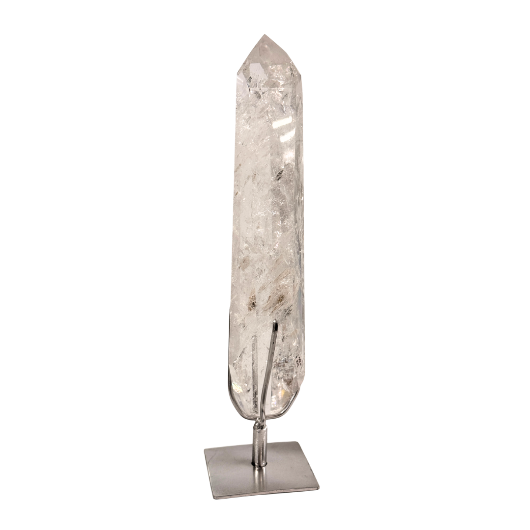 Clear Quartz Point on Stand
