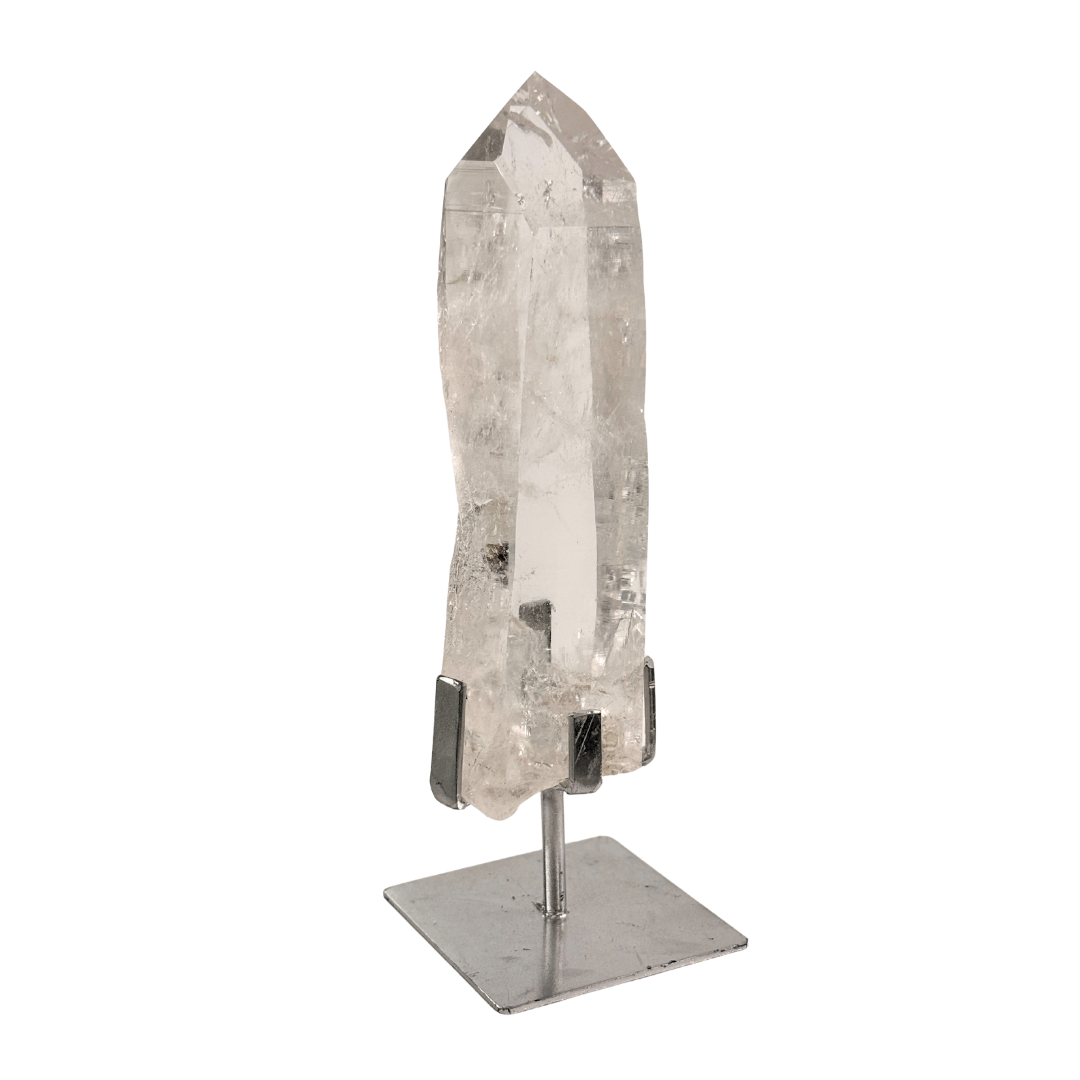 Clear Quartz Point on Stand