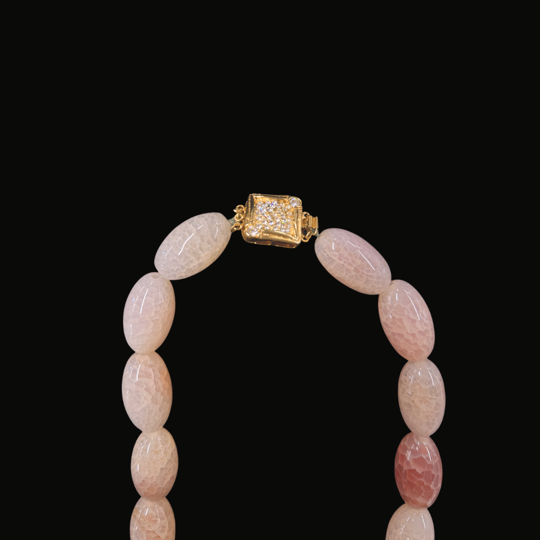 Rose Quartz Beaded Necklace