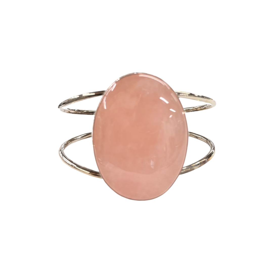 Rose Quartz Oval Bracelet