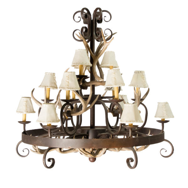 Coues Deer Antler Chandelier