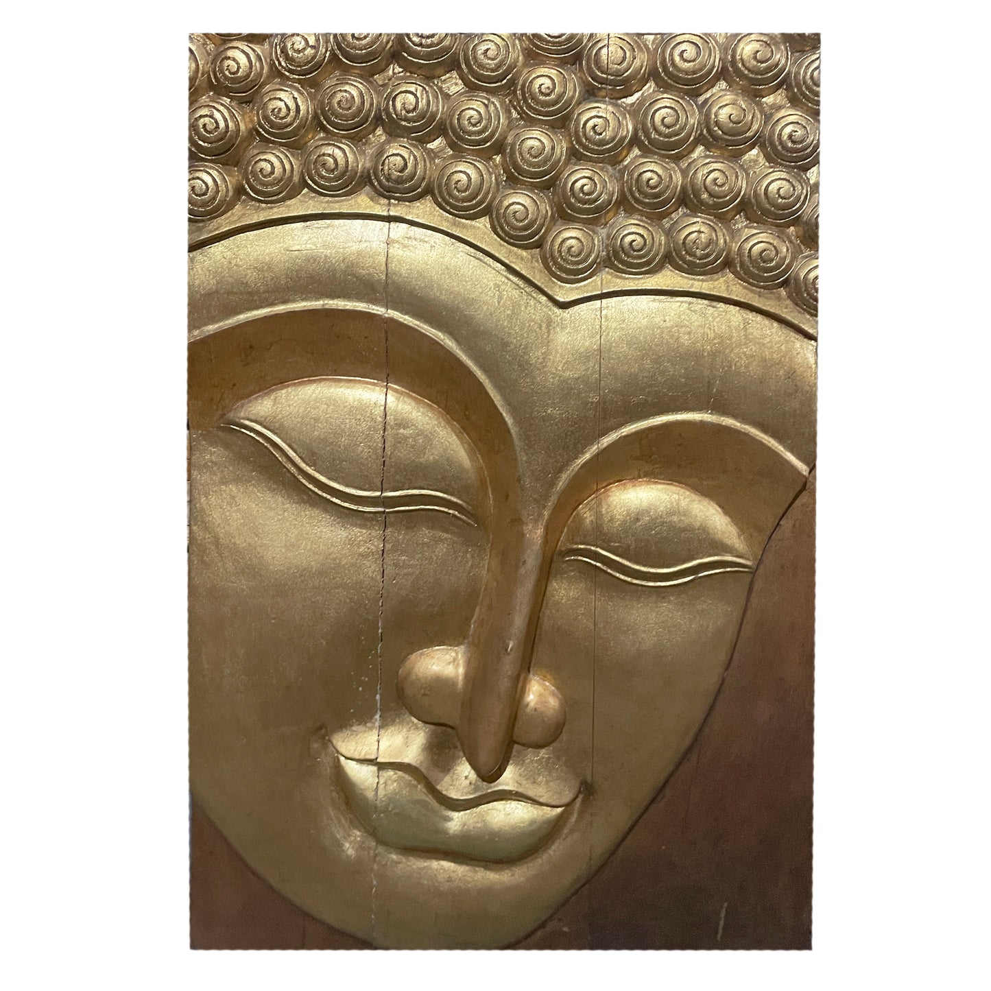 Golden Buddha Face