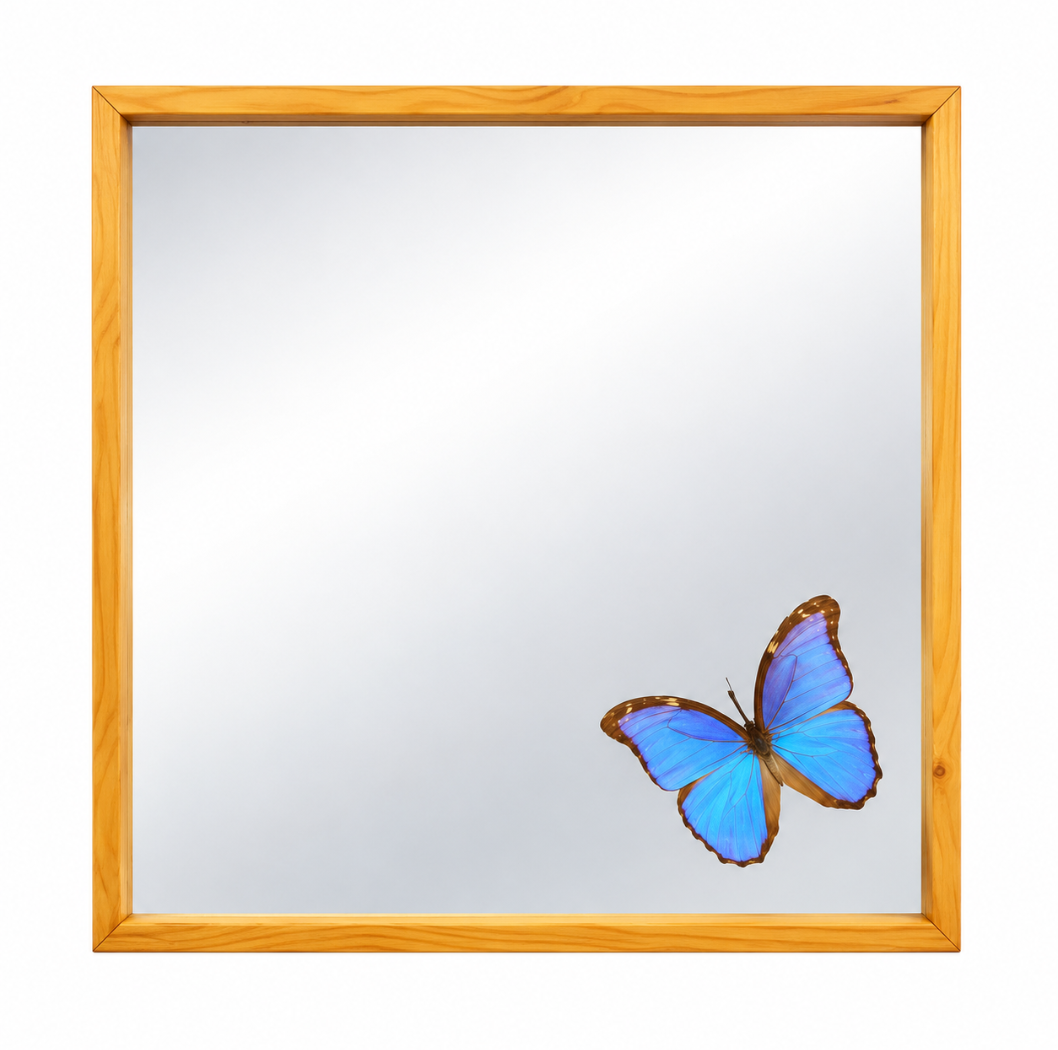 Blue Morpho Mirror