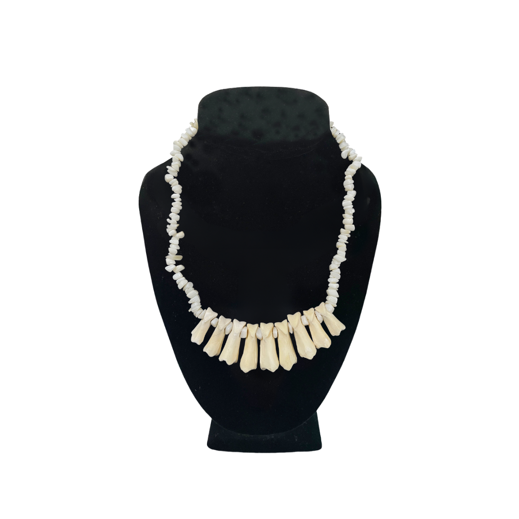 Bone Teeth Necklace
