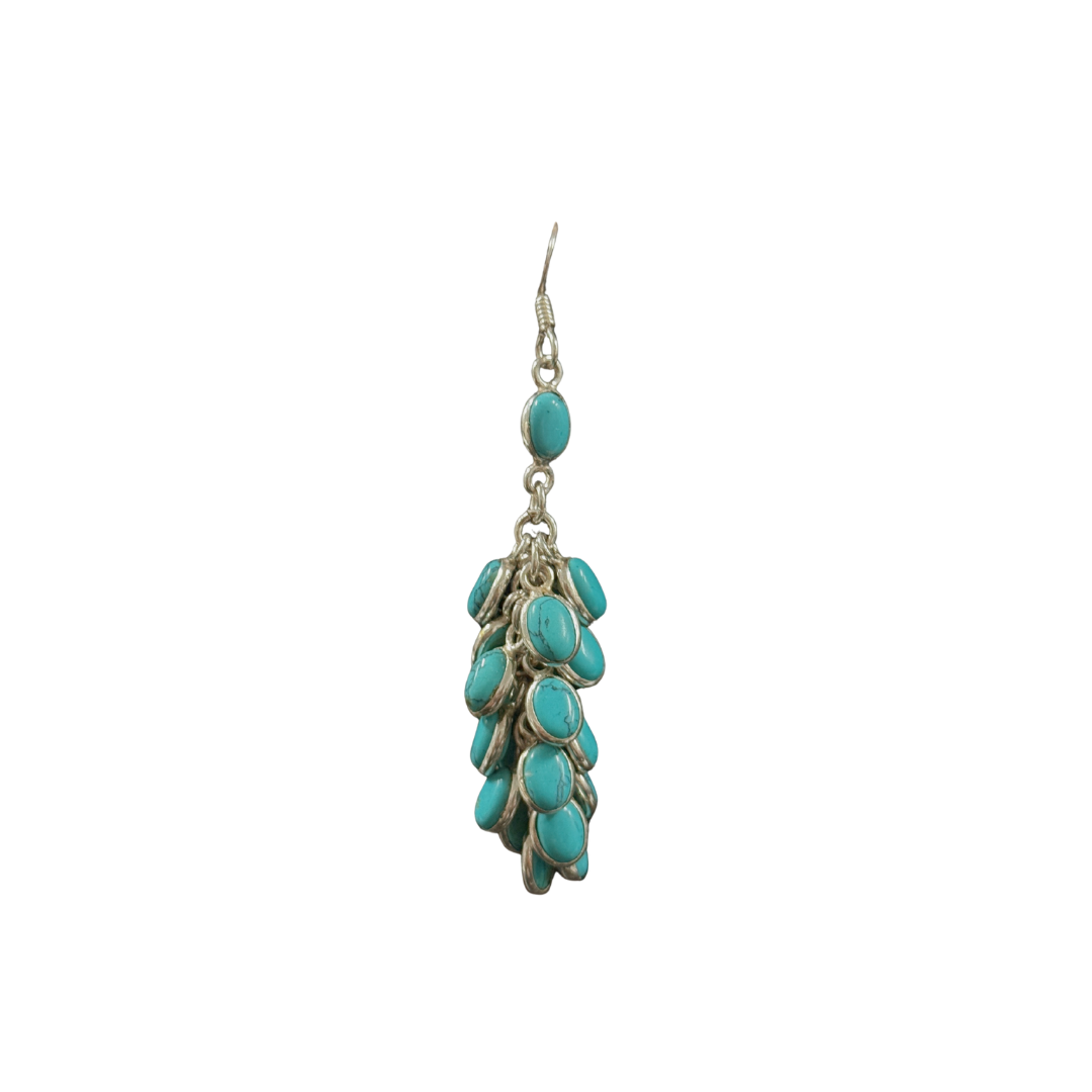 Turquoise Cascade Earrings