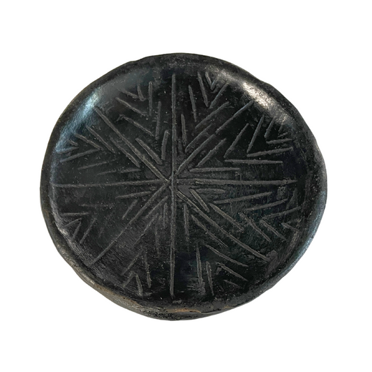 Engraved Mursi Lip Plate