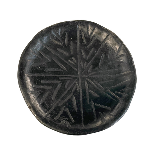 Engraved Mursi Lip Plate