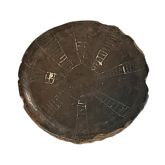 Engraved Mursi Lip Plate