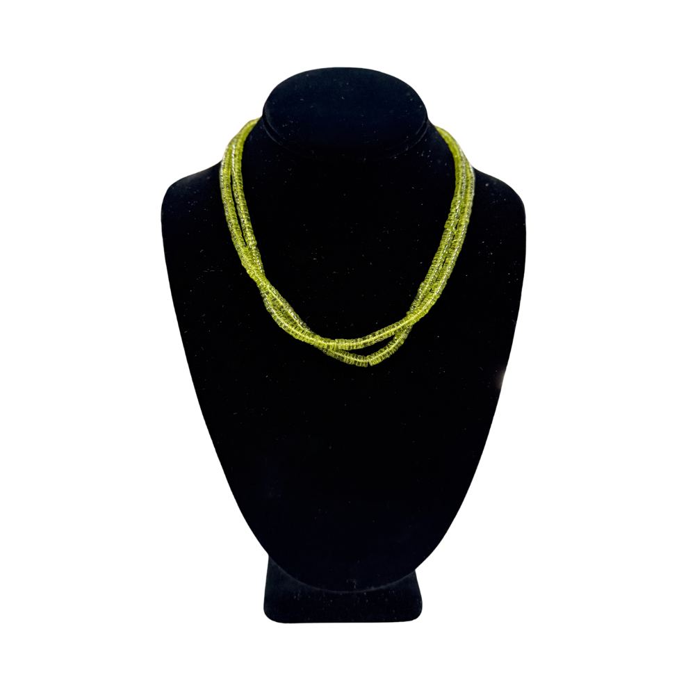 Peridot Bead Necklace