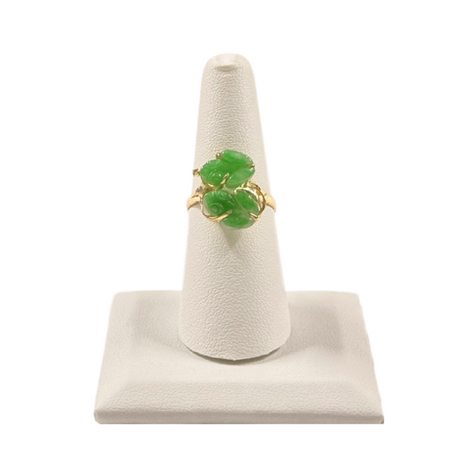 Jade Frog Ring