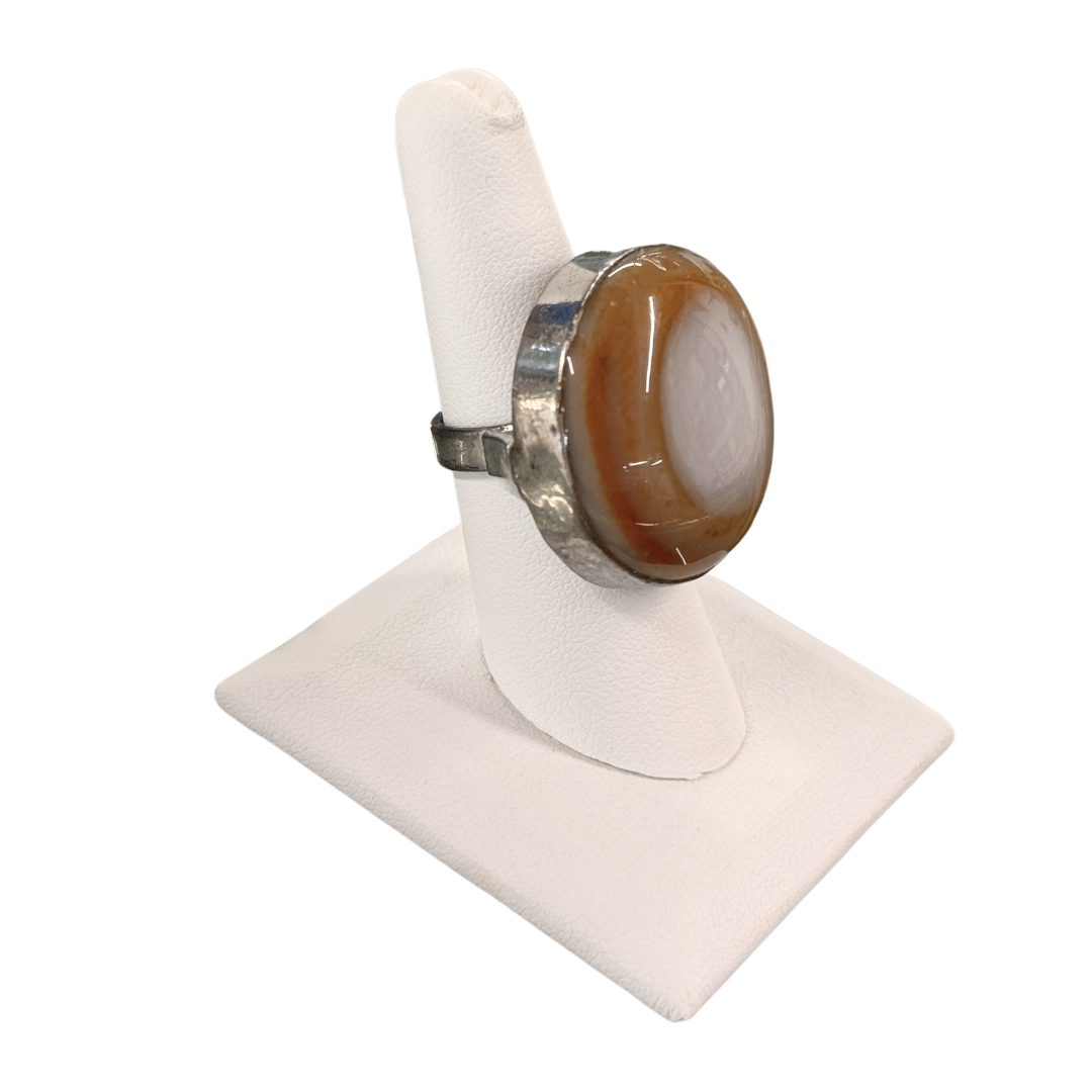 Banded Agate Ring