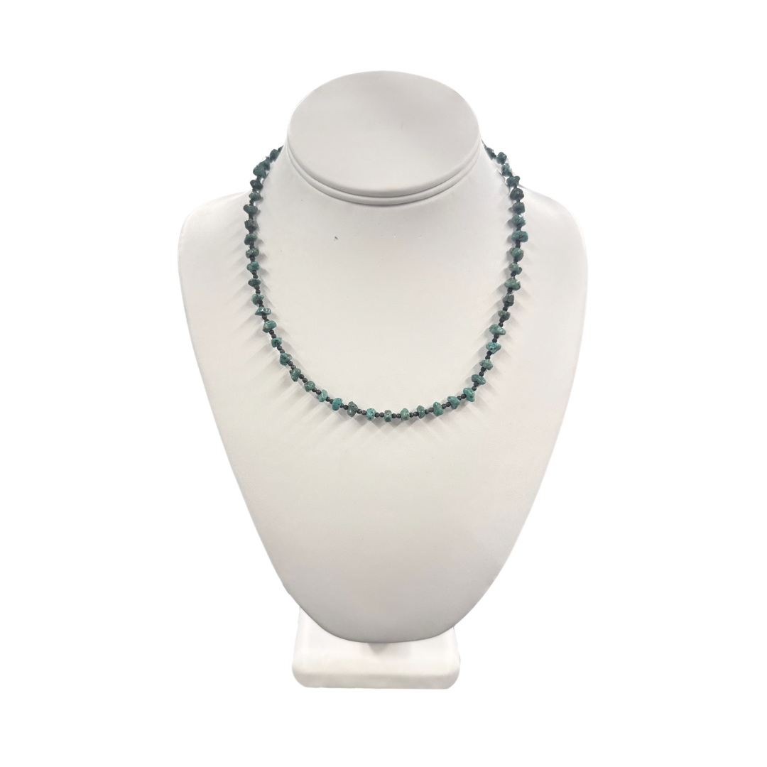 Turquoise Chip Necklace