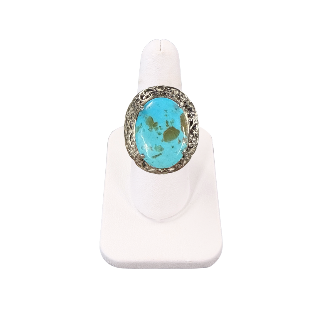 Oval Turquoise Ring
