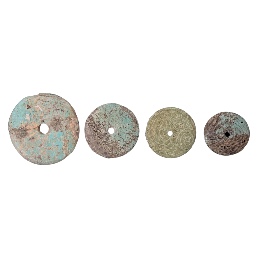 Ancient-Style Turquoise Disk