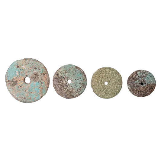 Ancient-Style Turquoise Disk
