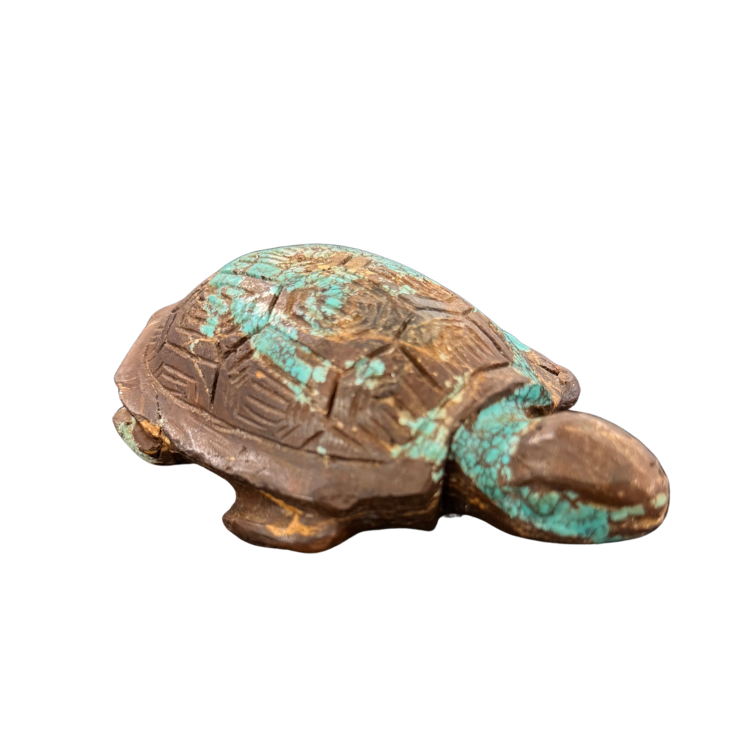 Carved Turquoise Turtle