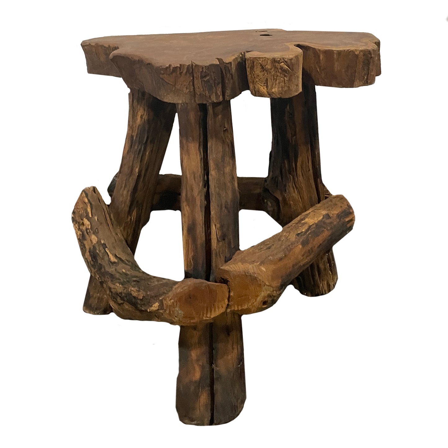 Rustic Wooden Stool