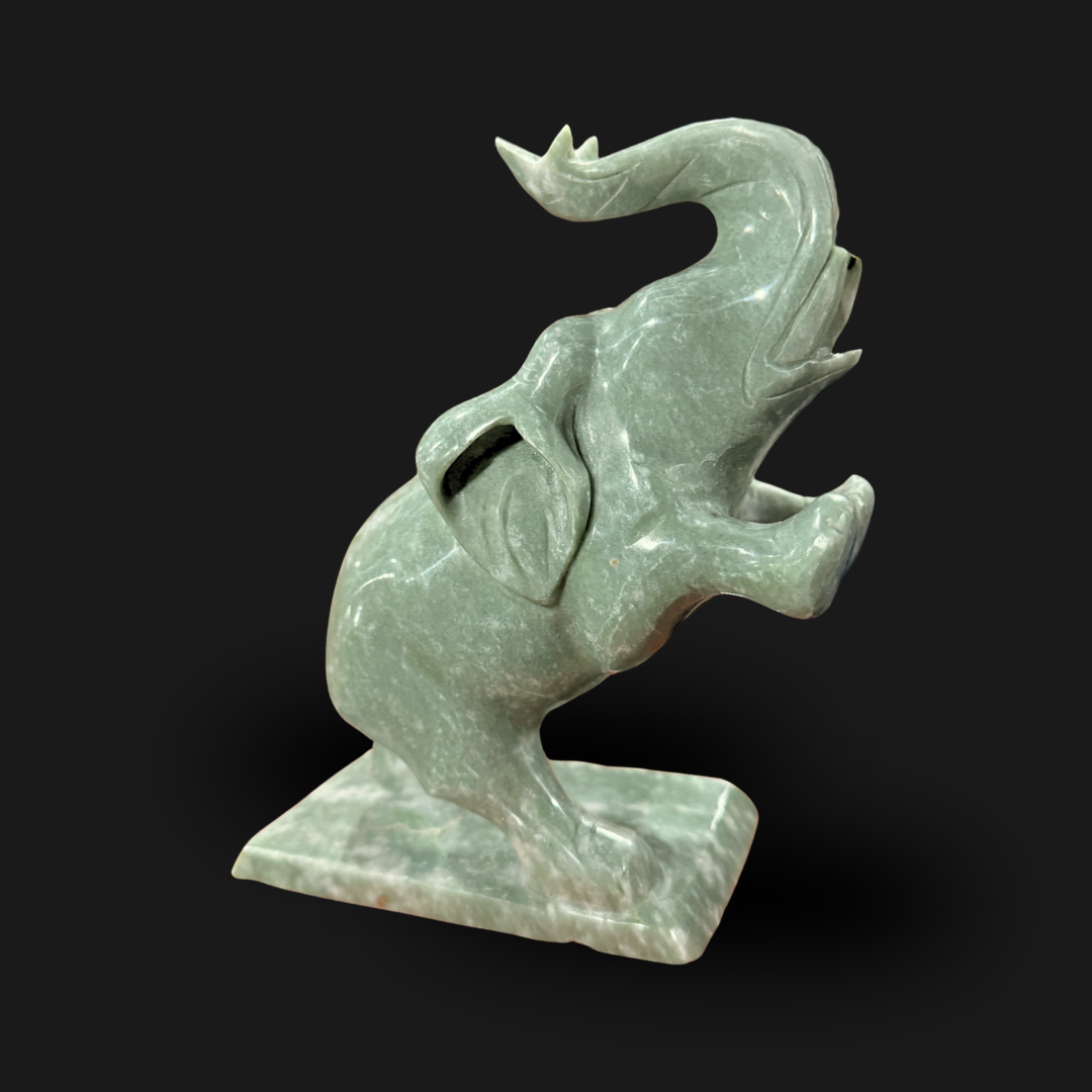 Carved Jade Elephant
