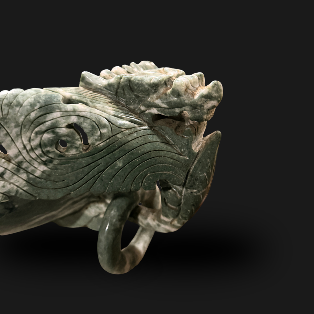 Jade Dragon Bowl