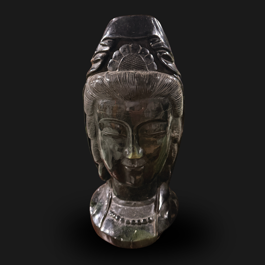 Dark Jade Buddha Head