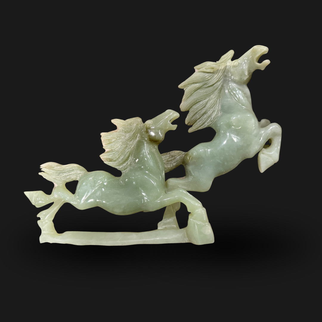 Jade Galloping Horses