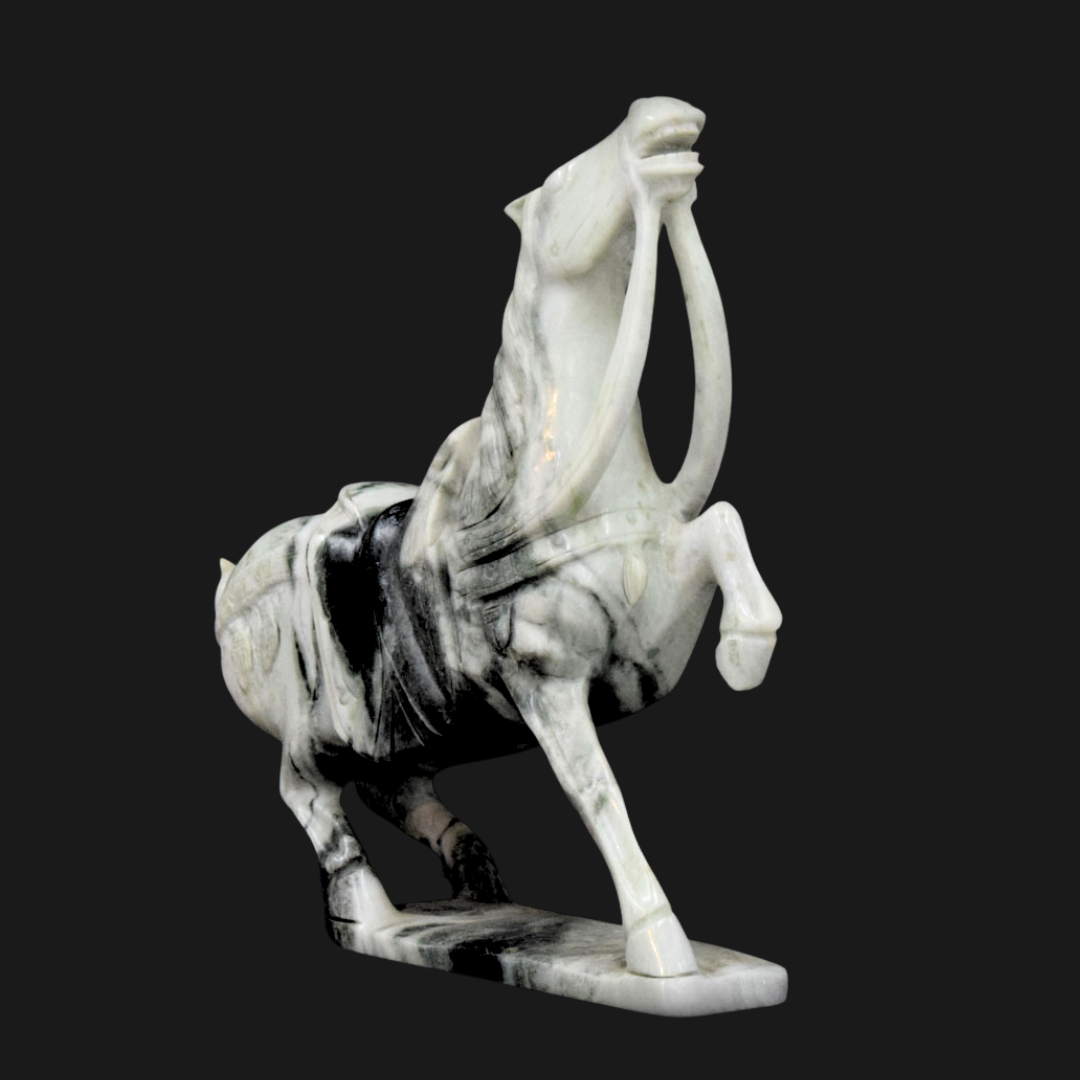Dalmatian Jade Horse