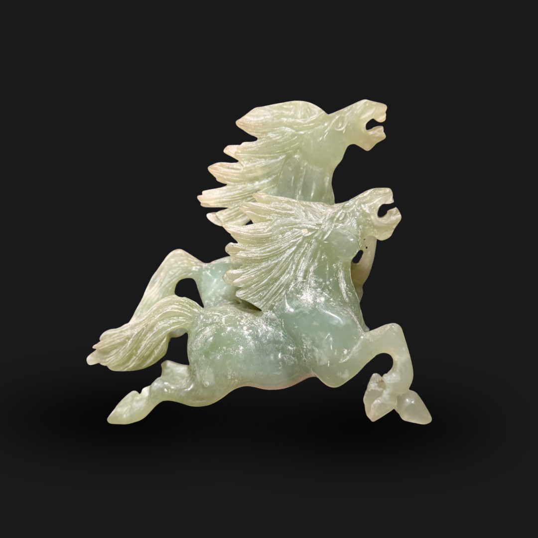 Jade Twin Horses