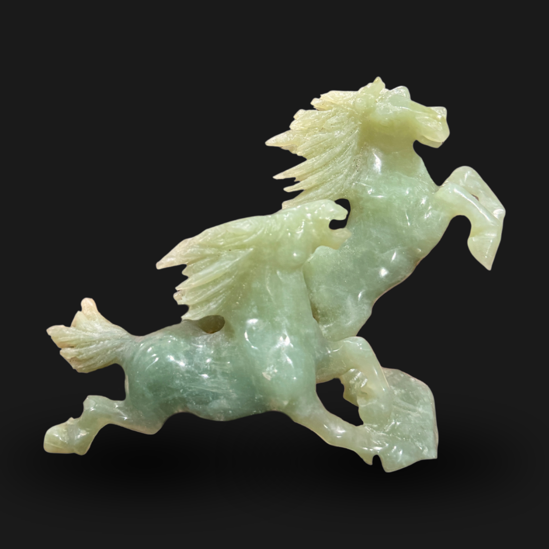 Jade Twin Horses