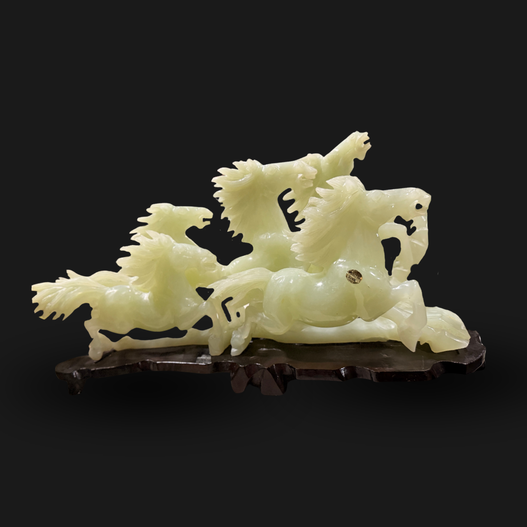 Jade Three Horse