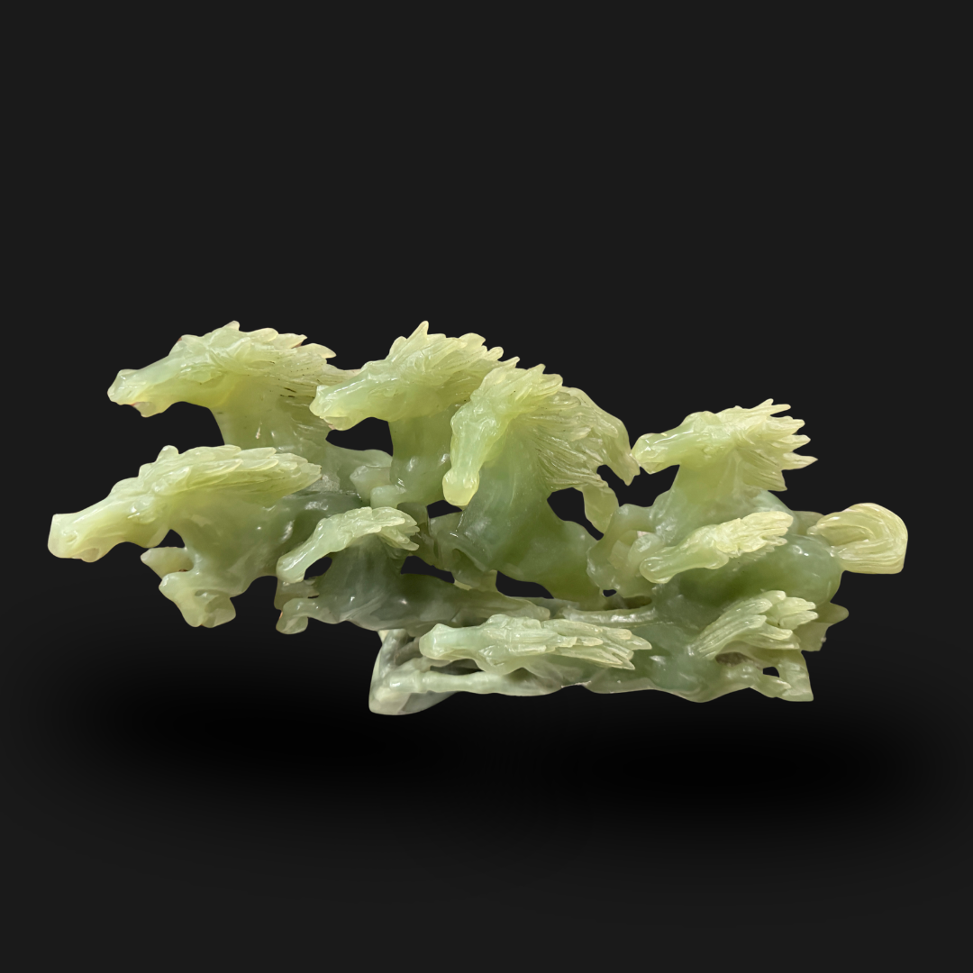 Jade Eight Horses Wall