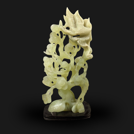 Jade Dragon and Plum Blossom