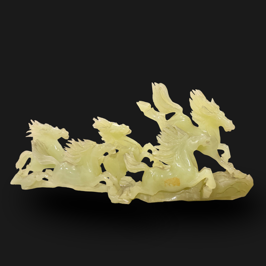 Jade Five Horse